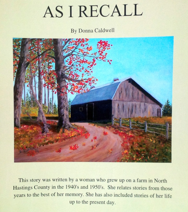 As I Recall -by- Donna Caldwell